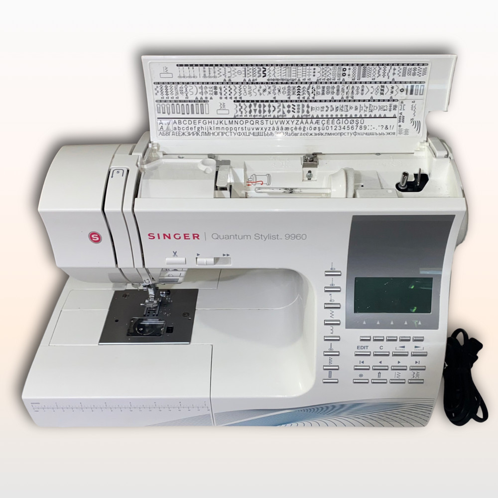 SINGER® Quantum Stylist 9960 Sewing Machine with Extension Table & BUNDLE