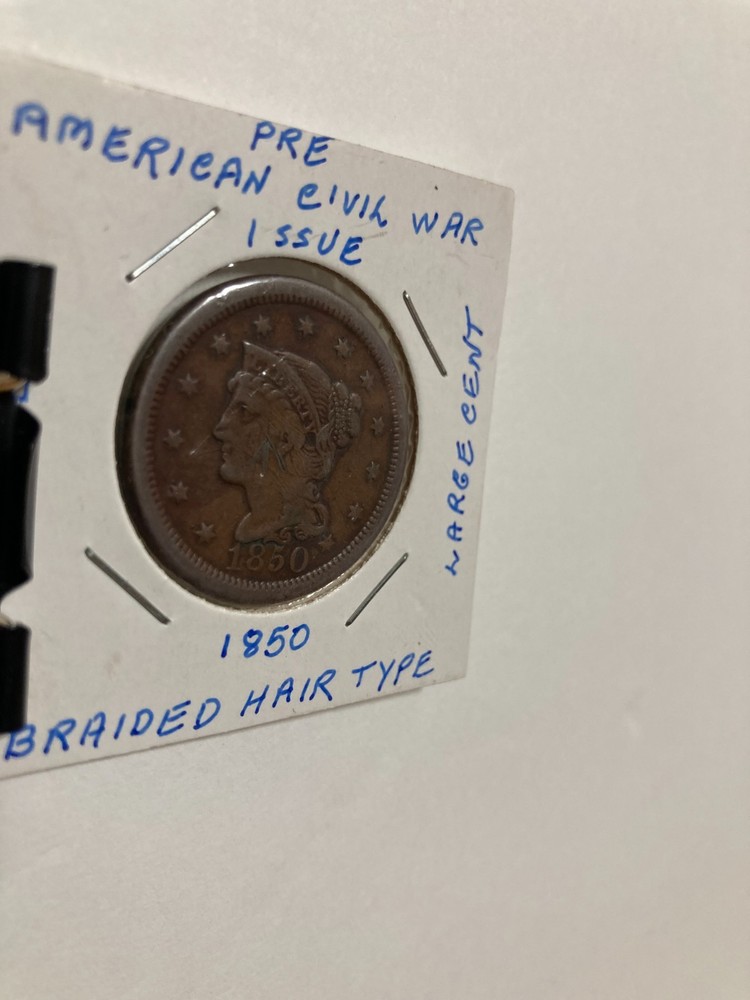 Coin USA 1850 One Cent - Copper