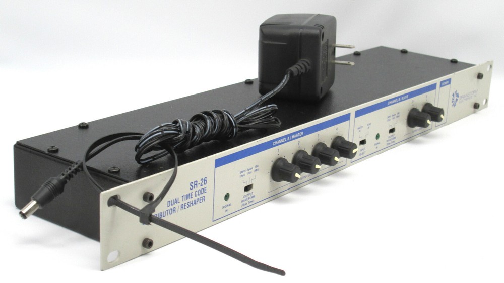 Brainstorm Electronics SR-26 Dual Time Code Distributor/Reshaper + PSU