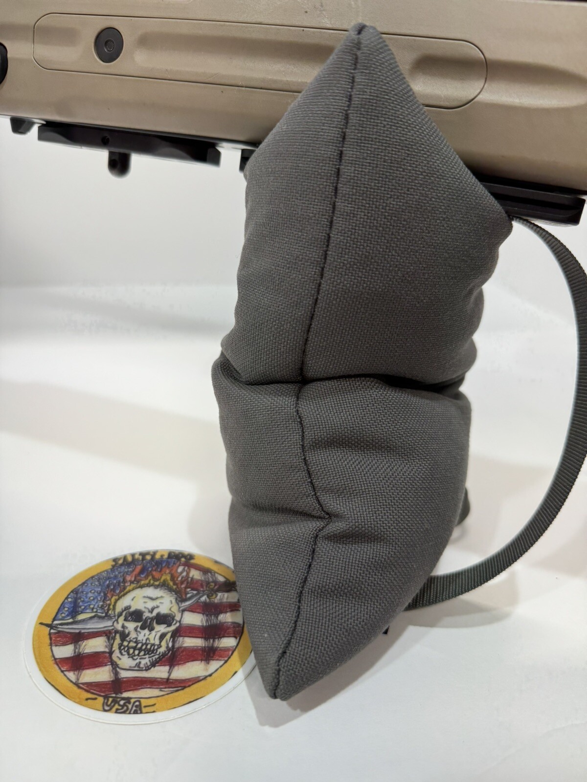 Ultra Light rear shooting squeeze bag Wolf Gray Camo