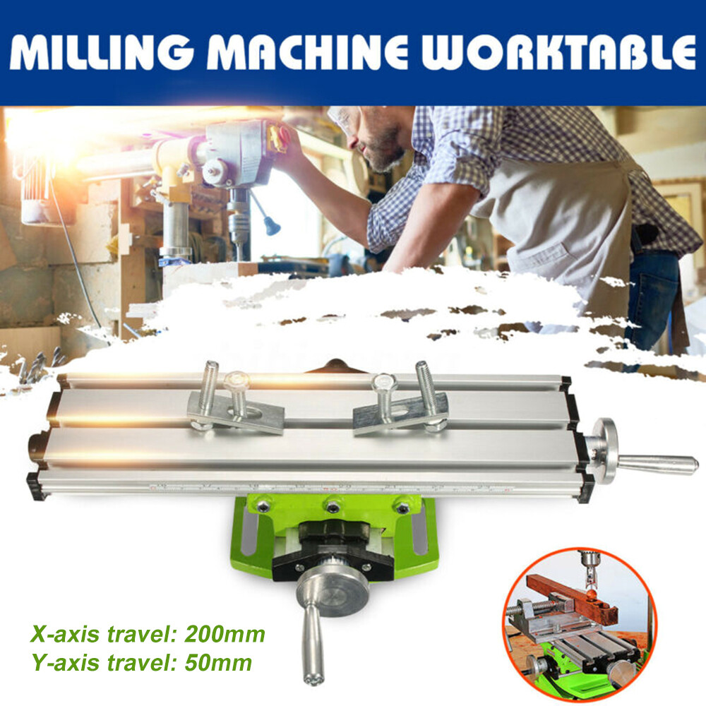 Mini Precision Milling Machine Bench Drill Vise Fixture Work Table S2U2