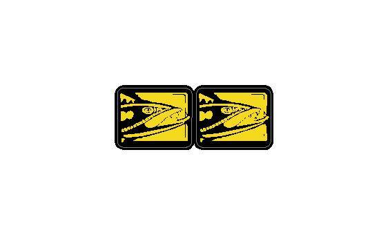 Williams Barracora Pinball Machine Spinner Decal Set