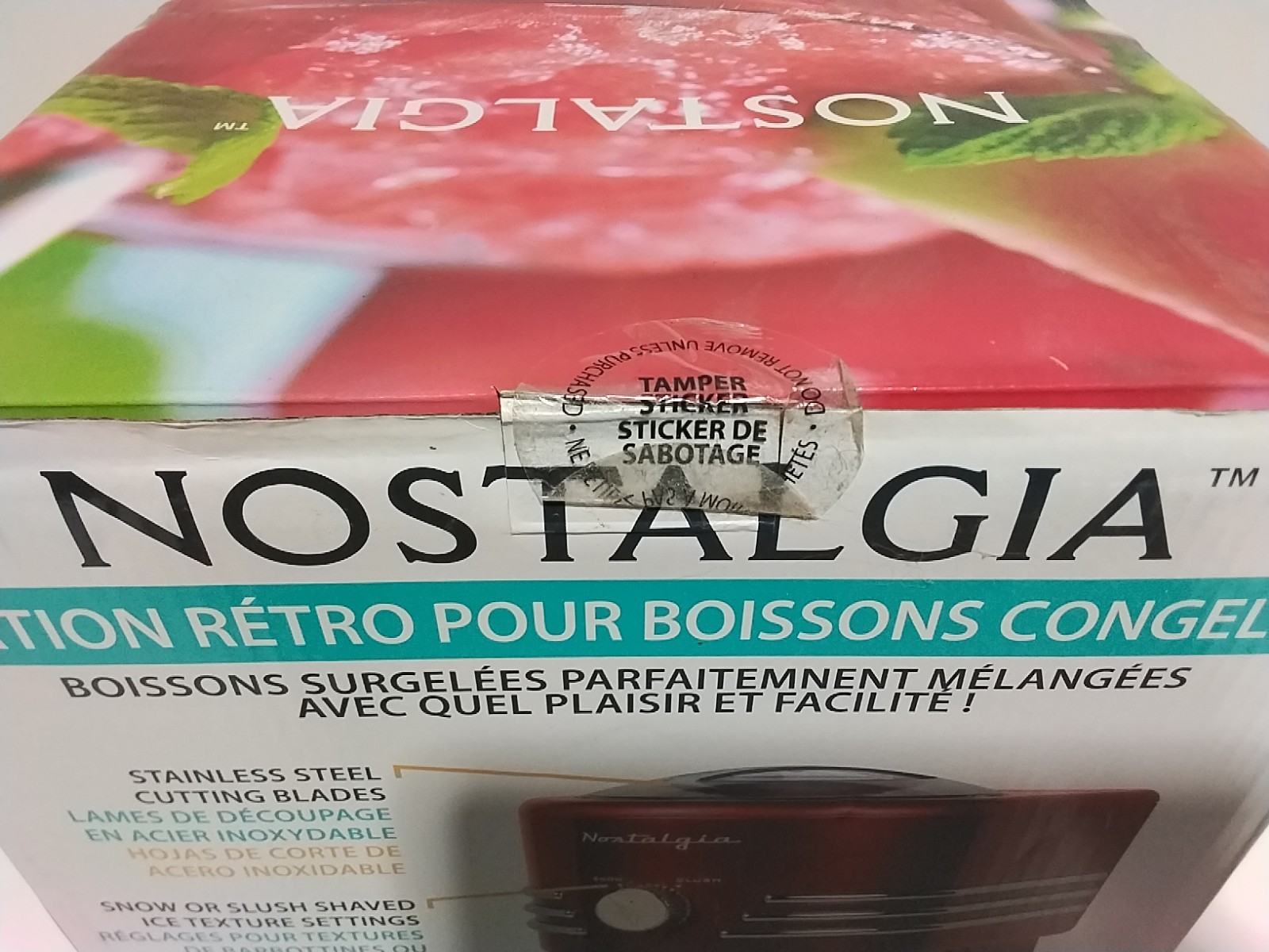 Nostalgia Retro Frozen Beverage Station Makes Slush Drinks Snow Cones& More New