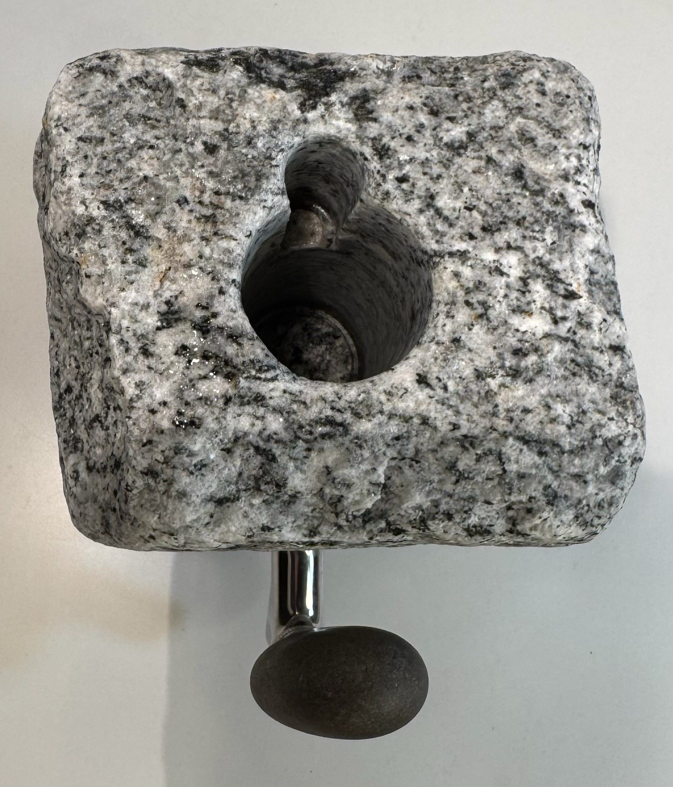 Funky Rock Designs USA Granite Stone Drink Bottle Liquor Wine Booze Dispenser