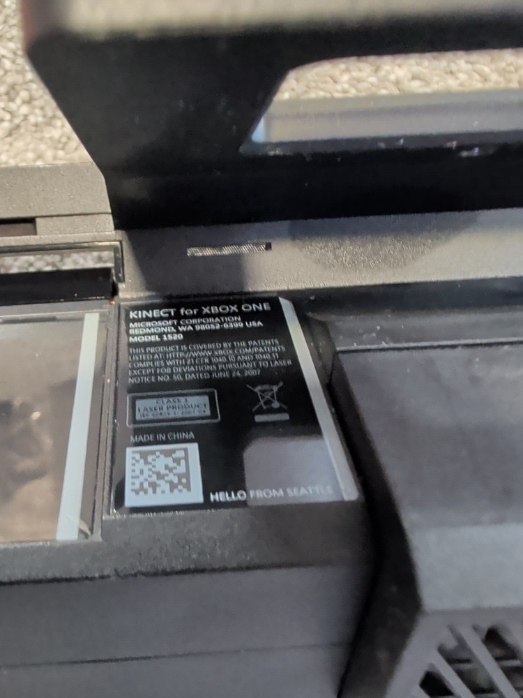 OEM Microsoft Xbox One Kinect Wired Motion Sensor Black Model 1520