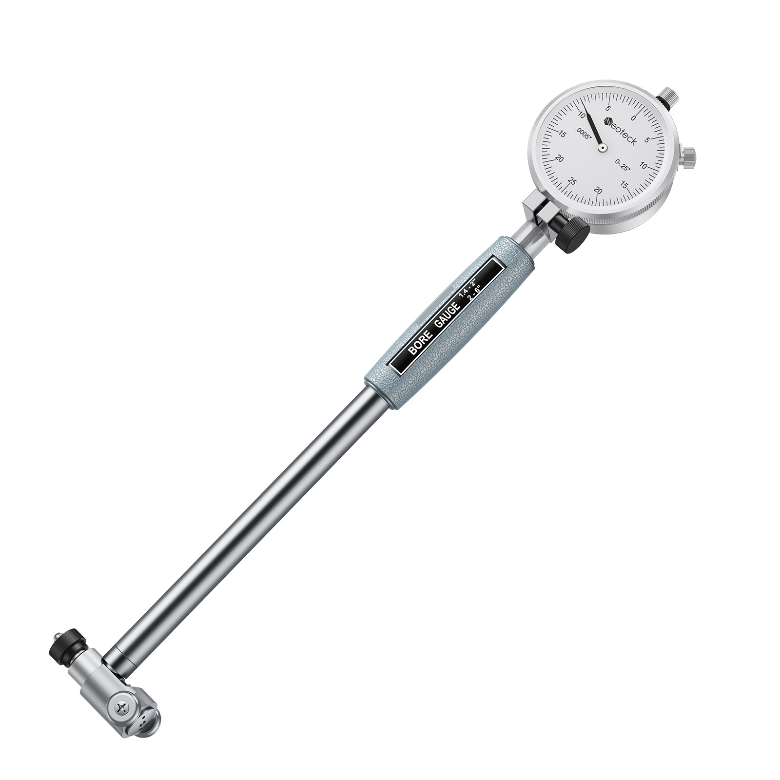 Neoteck 0.7-6" Dial Bore Gauge Indicator Engine Measuring Cylinder Tool 0.0005"