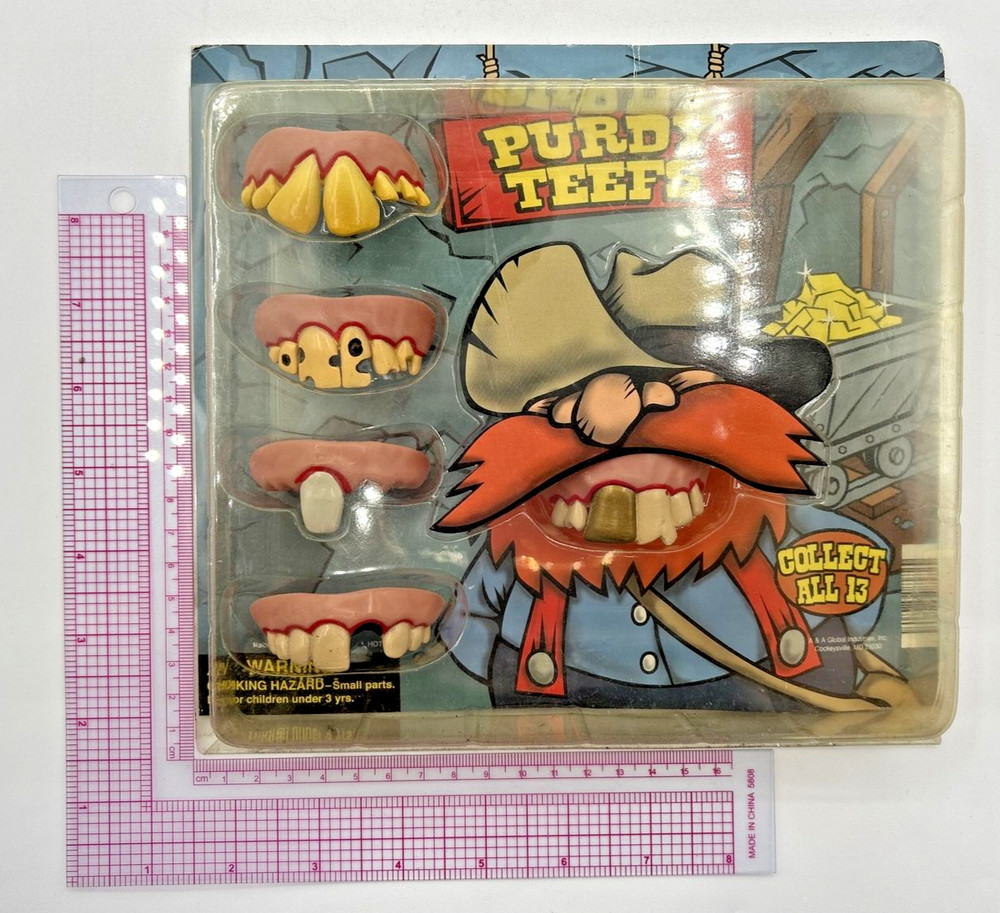 Vintage Vending Display Board Purdy Teefs 0018