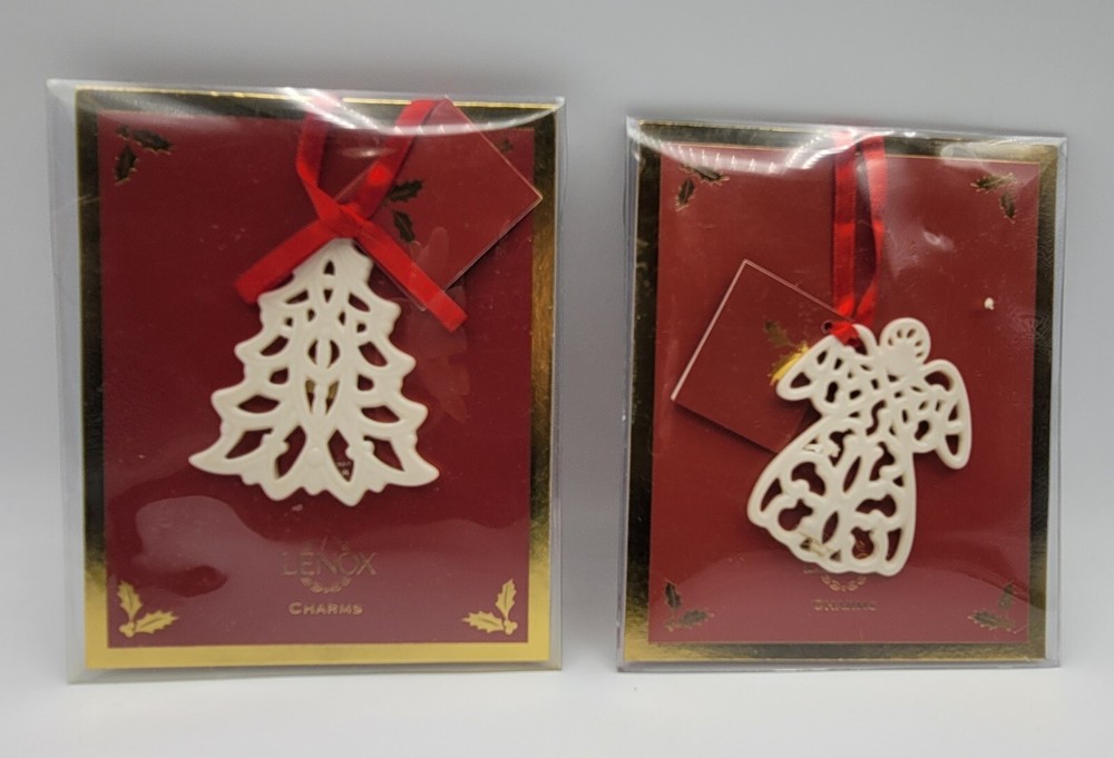 Lenox Charms Ornaments Angel And Tree