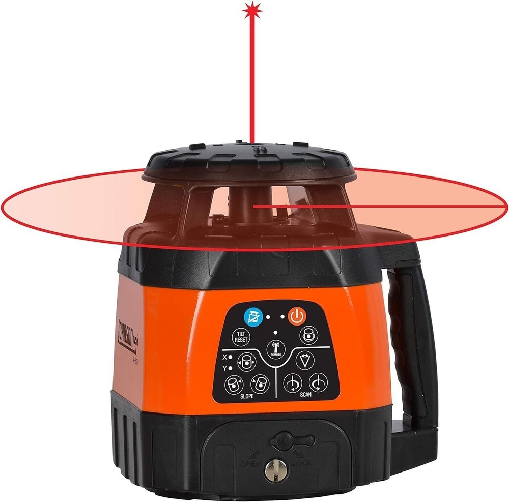 Johnson Level & Tool 40-6526 Electronic Self-Leveling Horizontal & Vertical Kit