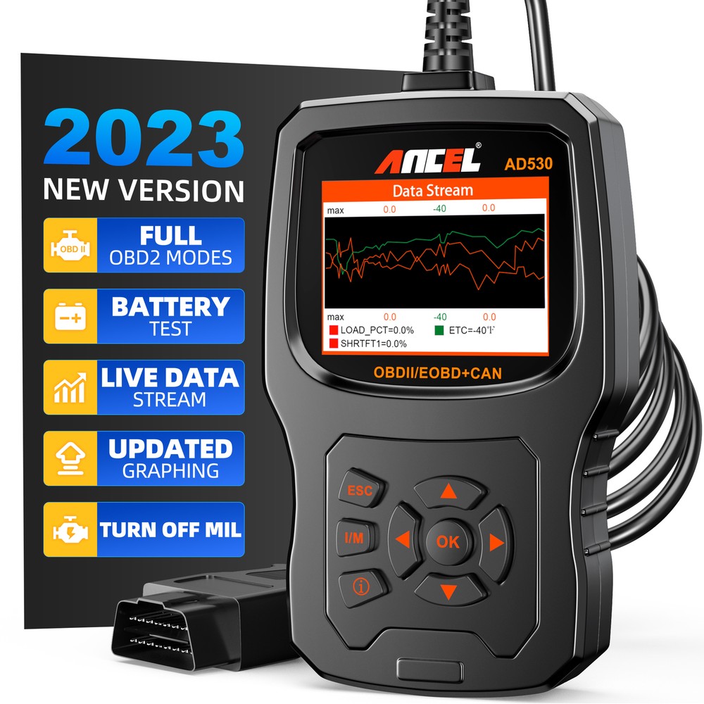 ANCEL AD530 OBD2 Scanner Car Battery Test Code Reader Diagnostic Scan Tool
