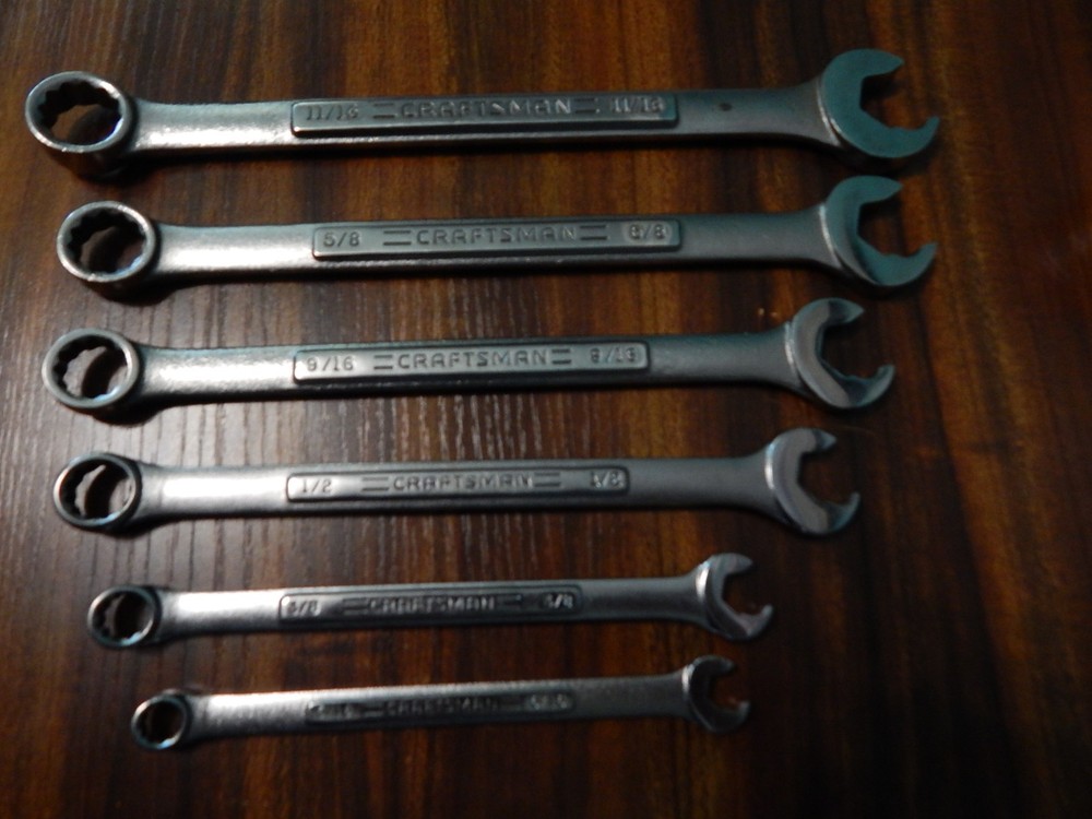 6 Pc Speeder Combination Wrench Set