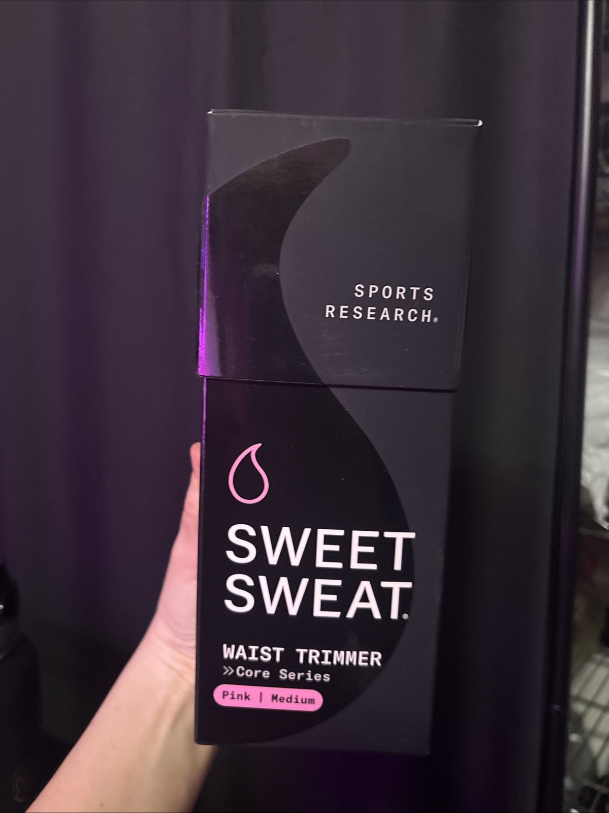Sports Research Sweet Sweat Waist Trimmer Pink Medium