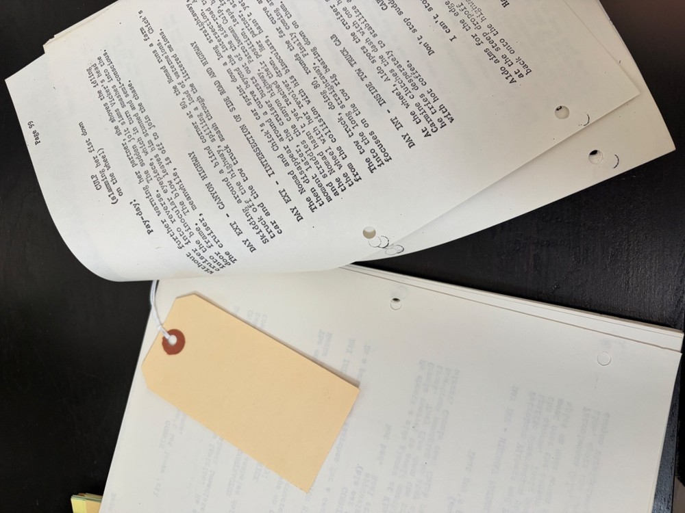 CITY LIMITS ORIGINAL SCI-FI MOVIE SCRIPT SCREENPLAY SECOND DRAFT FROM 1976