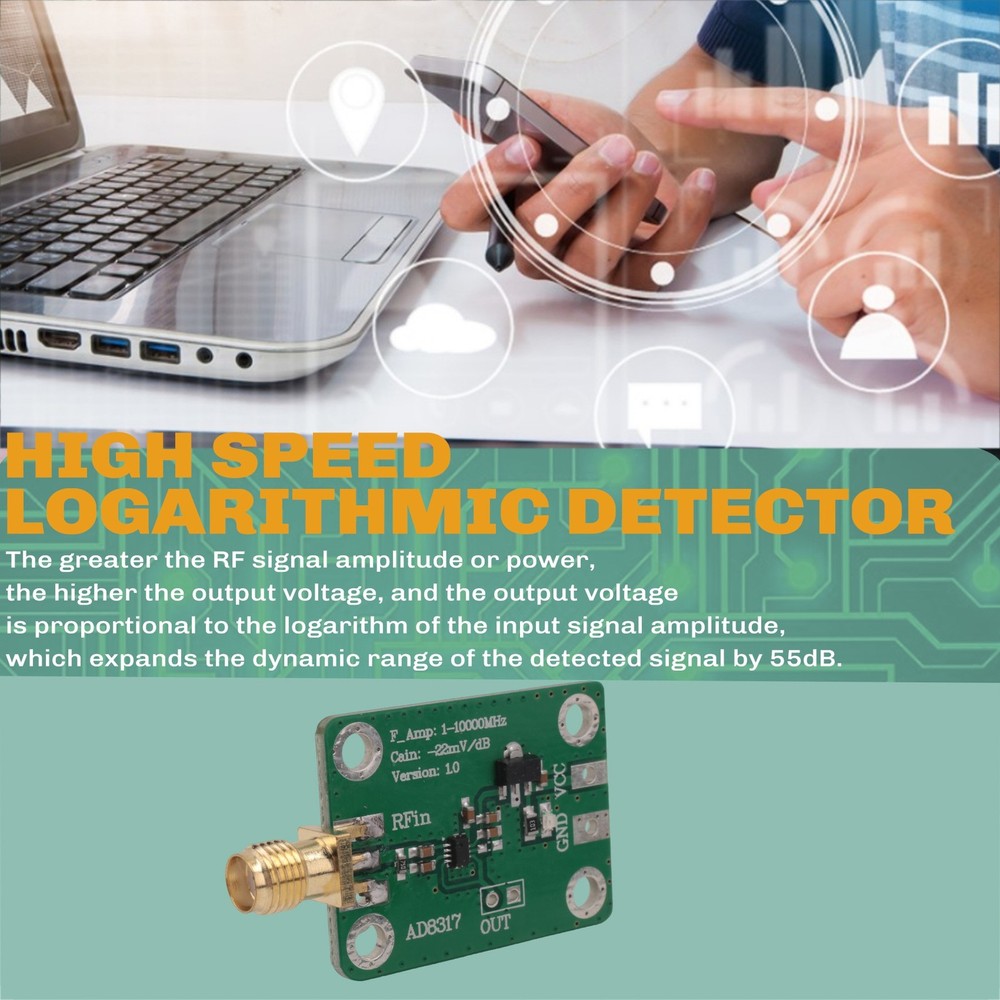AD8317 High Speed Logarithmic Detector Log Detector Log Output Meter7226