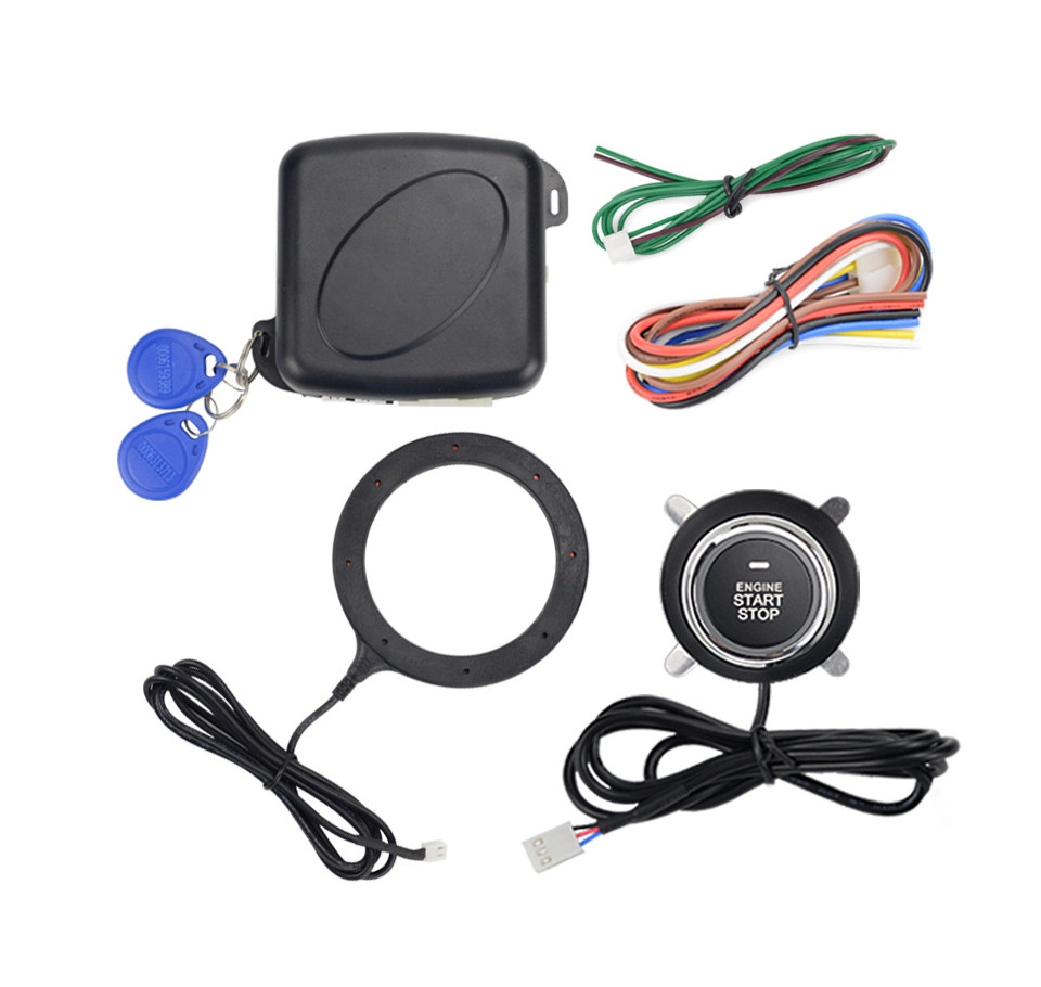 Car Ignition Switch 12v RFID Engine Start Push Button Keyless Entry Starter Kit