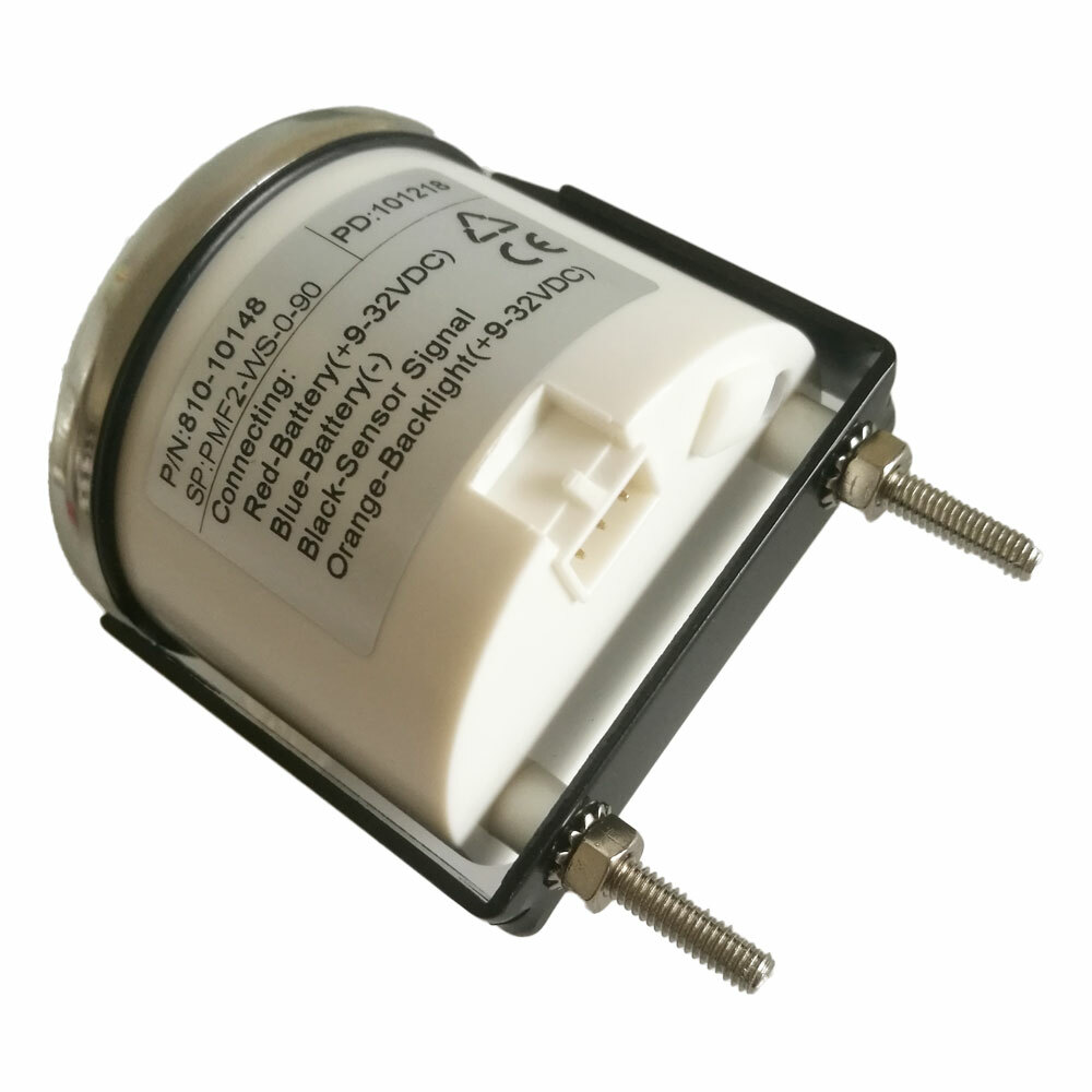 fuel gauge 0-90ohms E-F fuel level gauge red led for car truck marine 52mm/2inch