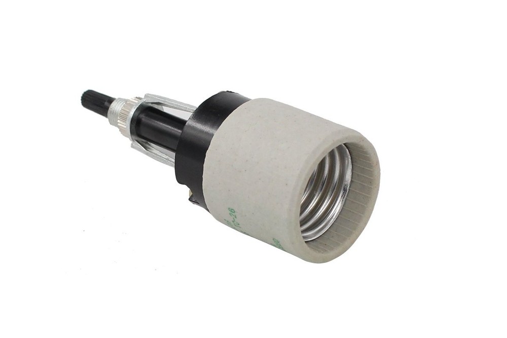 Porcelain Ceramic Rotary Socket Knob Switch E26 Light Replacement 250W 660W