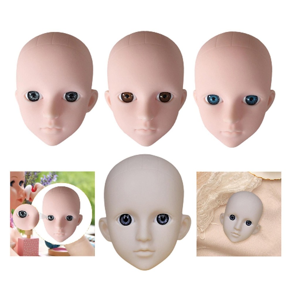 Mannequin Training Head Practice Makeup Doll Head for Makeup Lash Extension