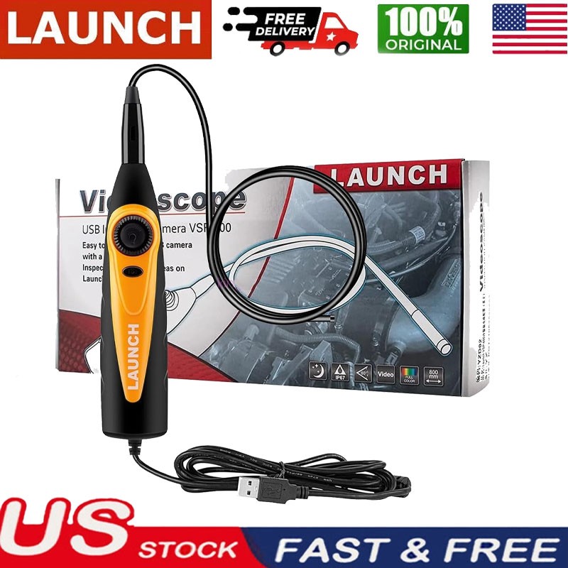 2026 LAUNCH VSP-600 Endoscope 5.5mm Videoscope Borescope Camera Multi-Angle IP67