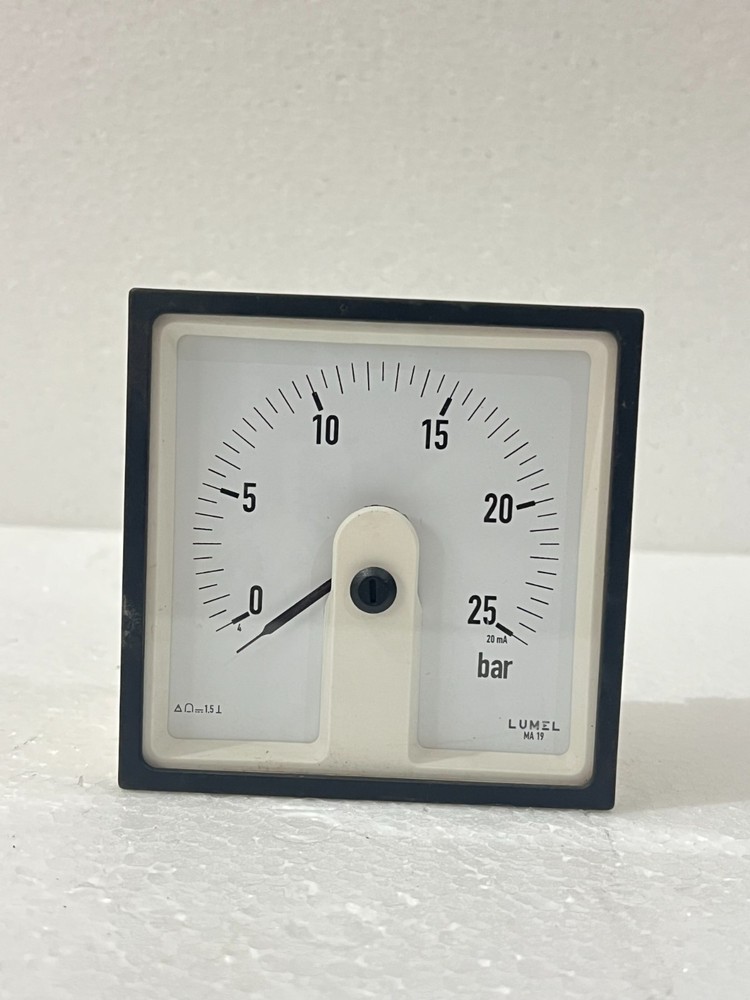LUMEL MA19 PANEL METER 0-25 BAR