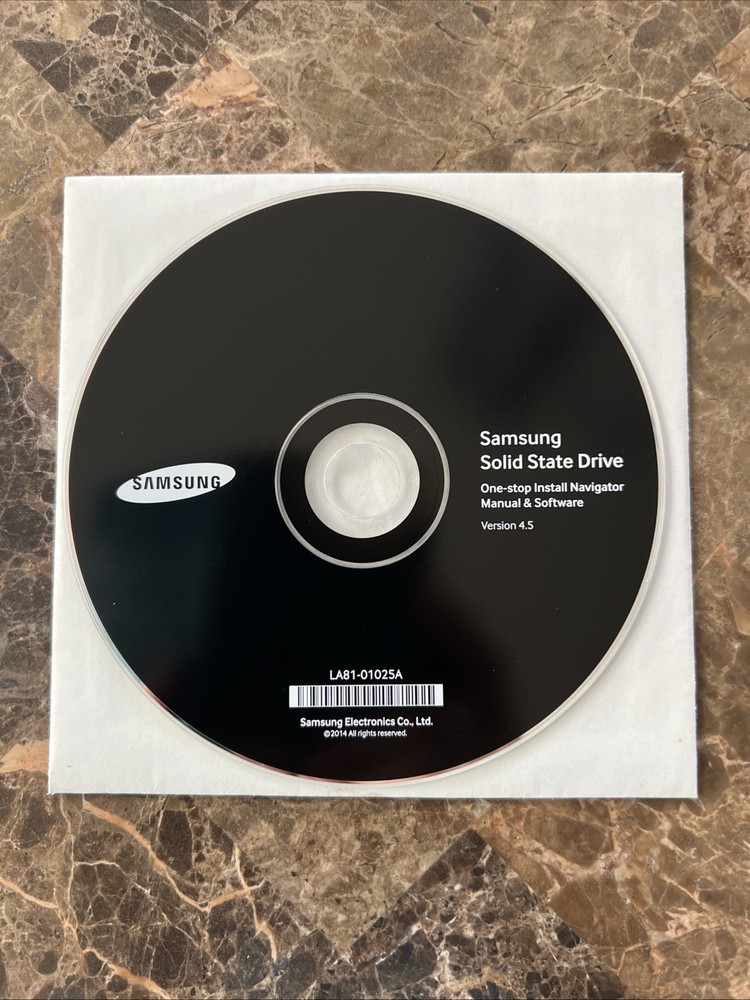 Samsung Solid State Drive One Stop Install Navigator Manual & Software Vers 4.5