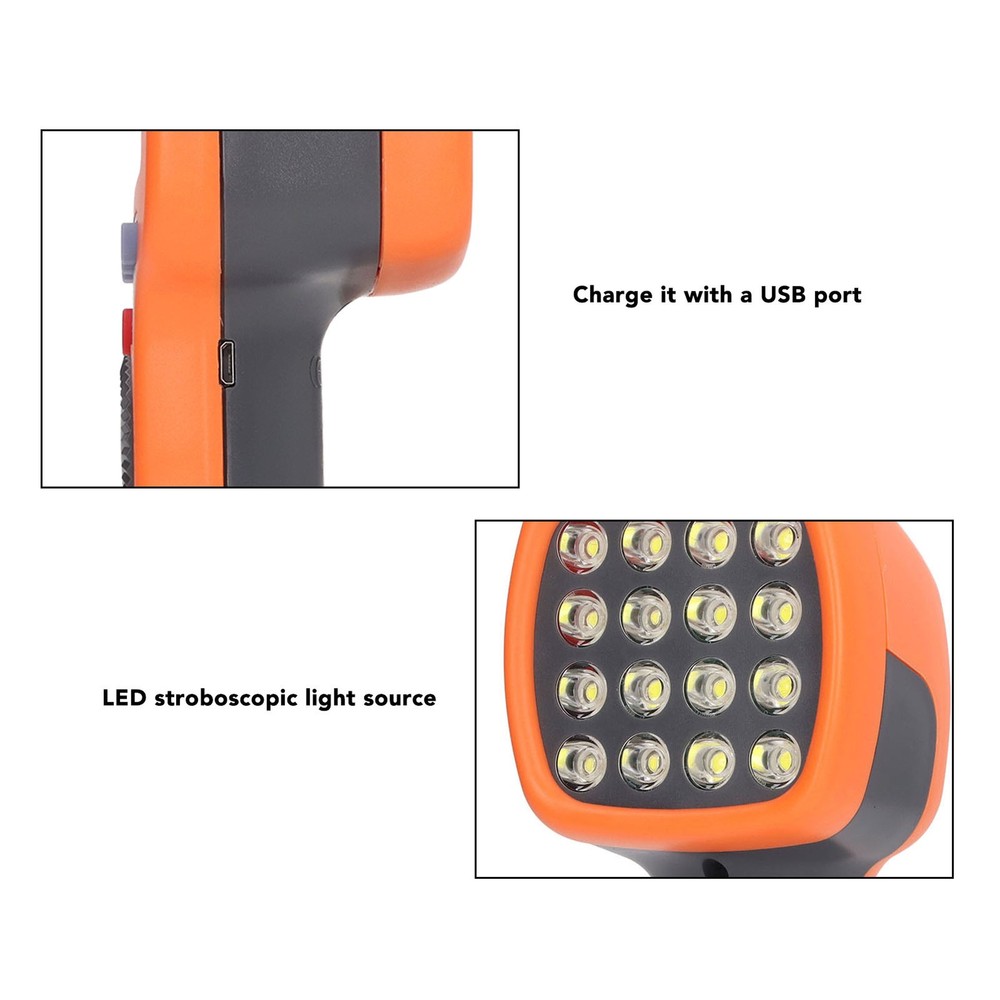 § Digital Handheld Stroboscope High Accuracy Prevents Contact LED Flash