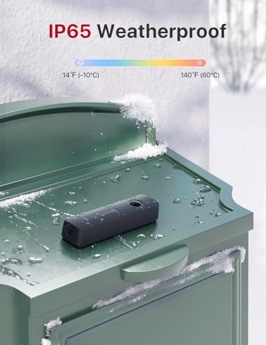 Wireless Mailbox Alarm Sensor - Long Range Delivery Alert System with SBS50 Base