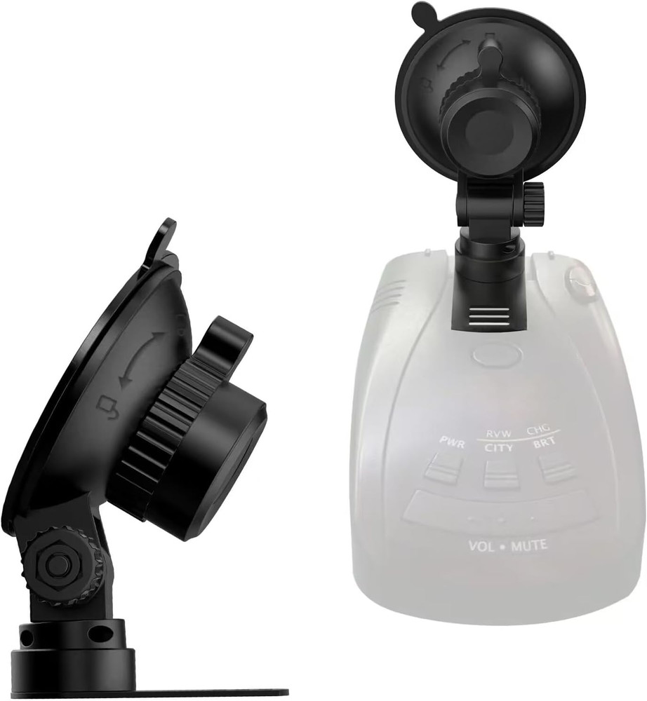 Radar Detector Mount,Car Radar Mounting Bracket Suction Cup Holder,Windshield an