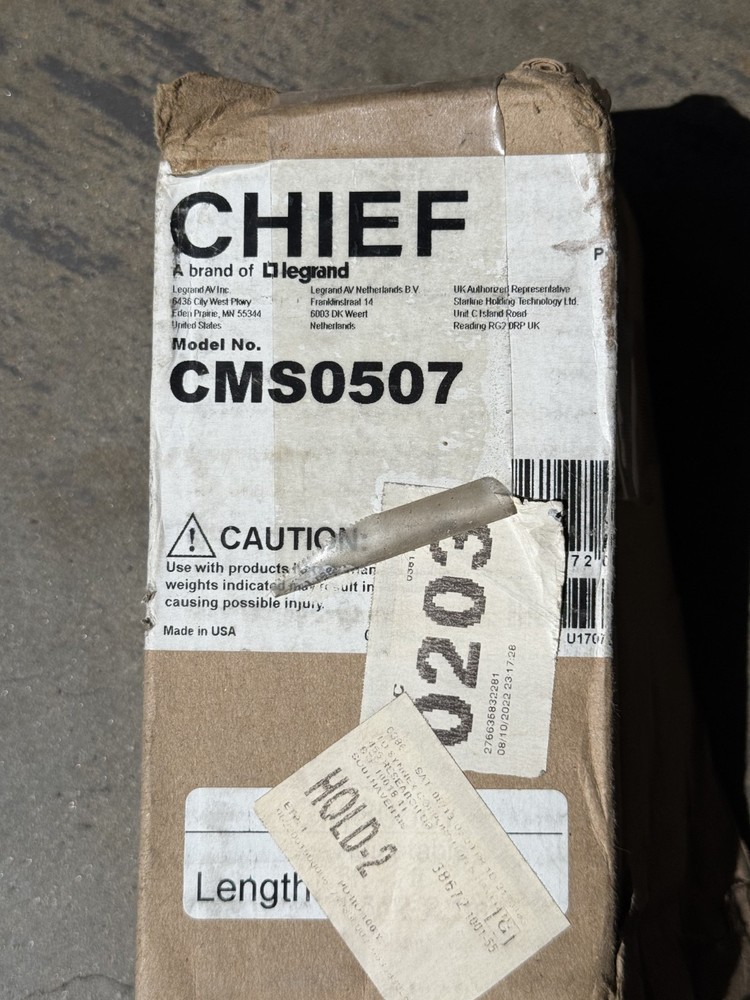 Chief CMS0507 Pipe 60" to 84"