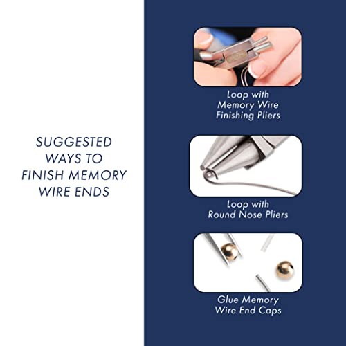 Flat Memory Wire for Beading, 0.35-Ounce Ring Gold