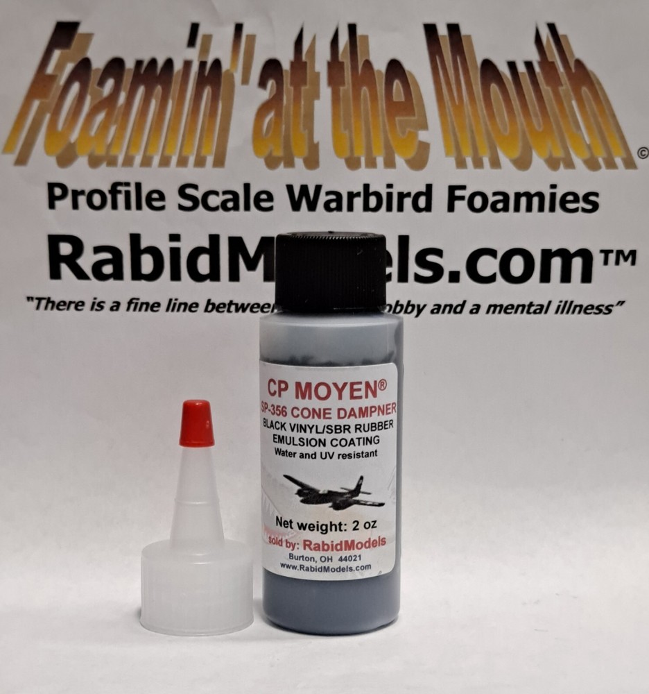 Black CONE DAMPNER SBR Rubber Emulsion Speaker Coating - Pick size!