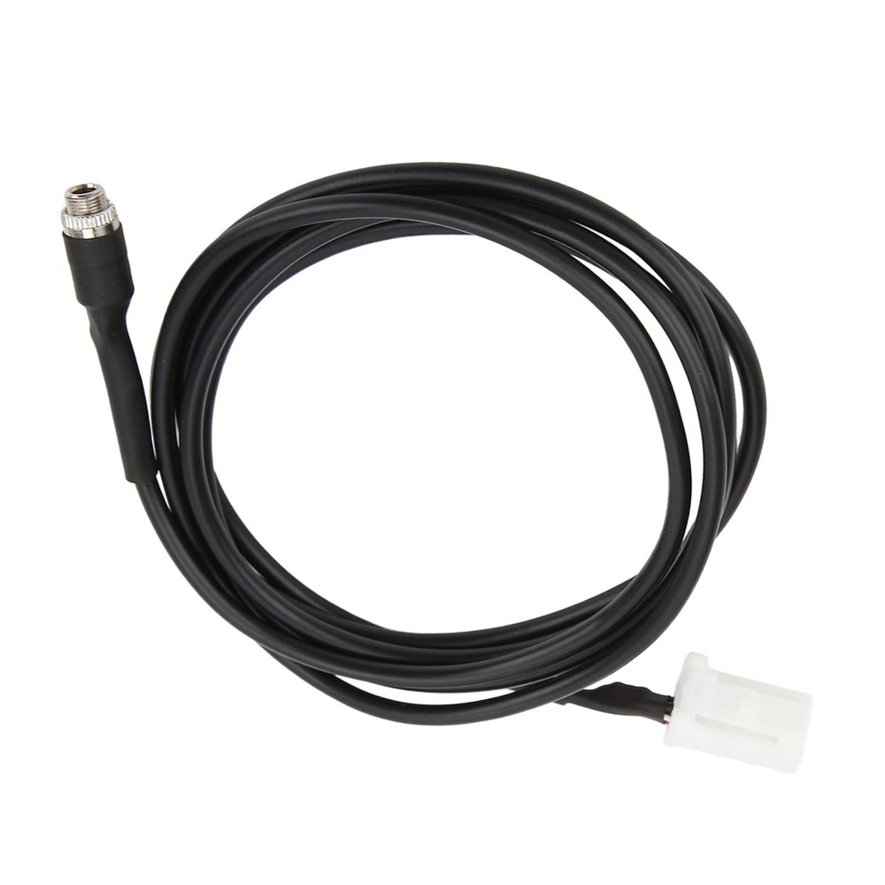 Aux Cable Adapter CD Changer Connector 3.5mm Jack Replacement for Black