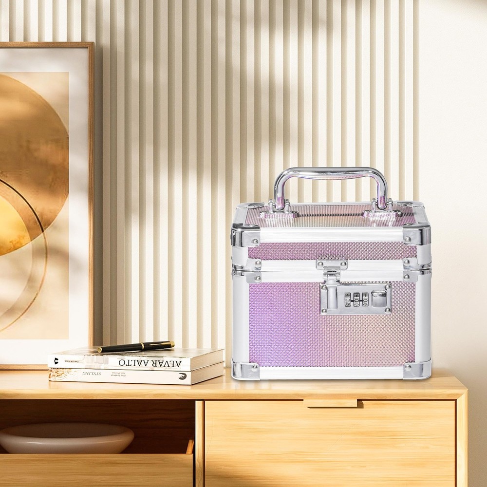 Small Medication Combination Lock Boxes with Code for Personal Items, Medicin...