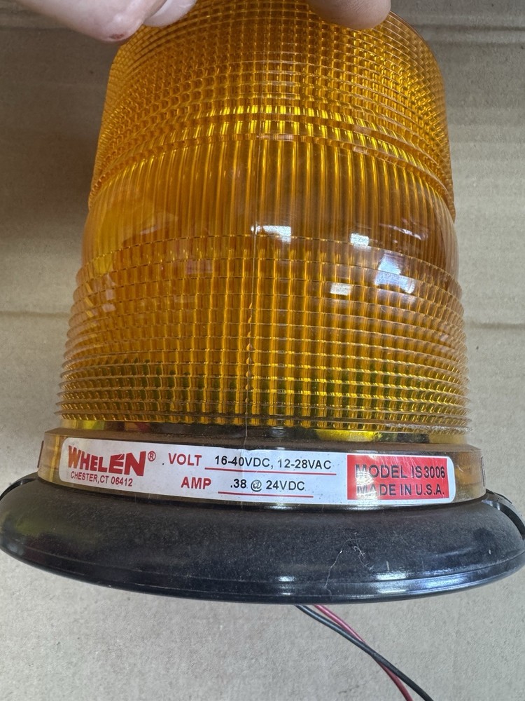 Federal Signal  Electra Flash Strobe Light ORANGE