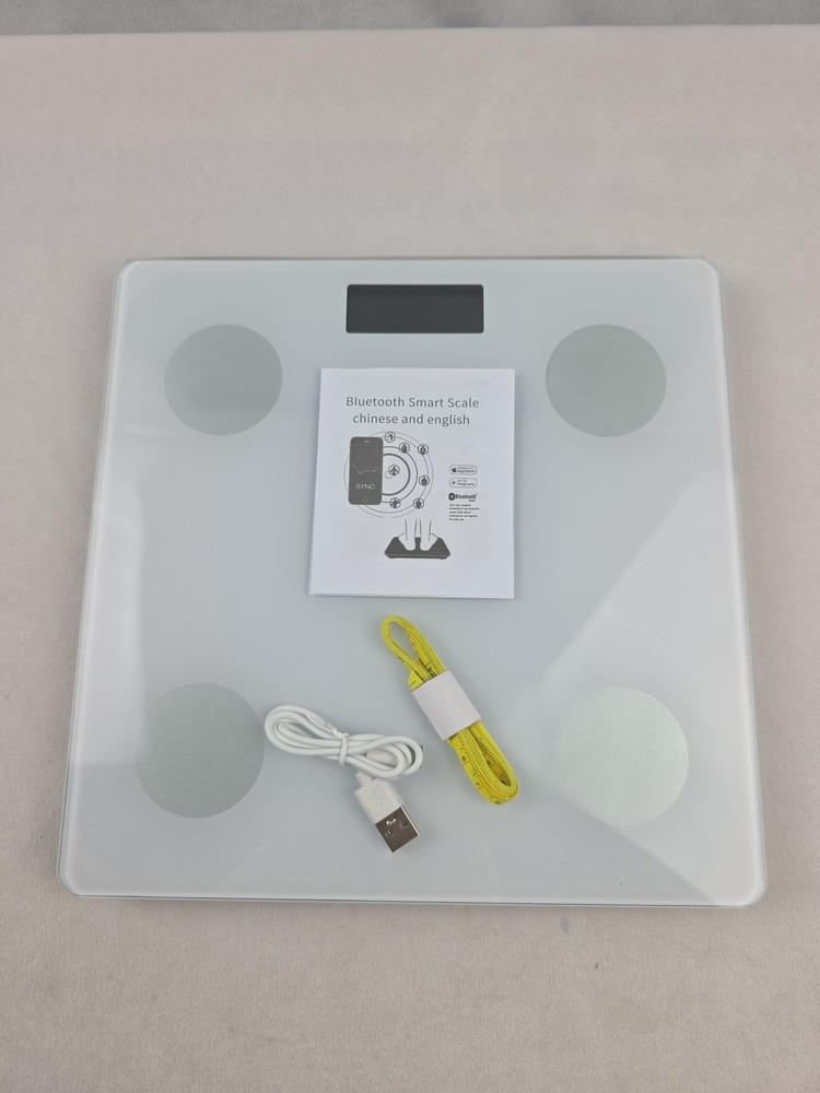 Smart Bluetooth Intelligent Body Fat Scale in White (New) 