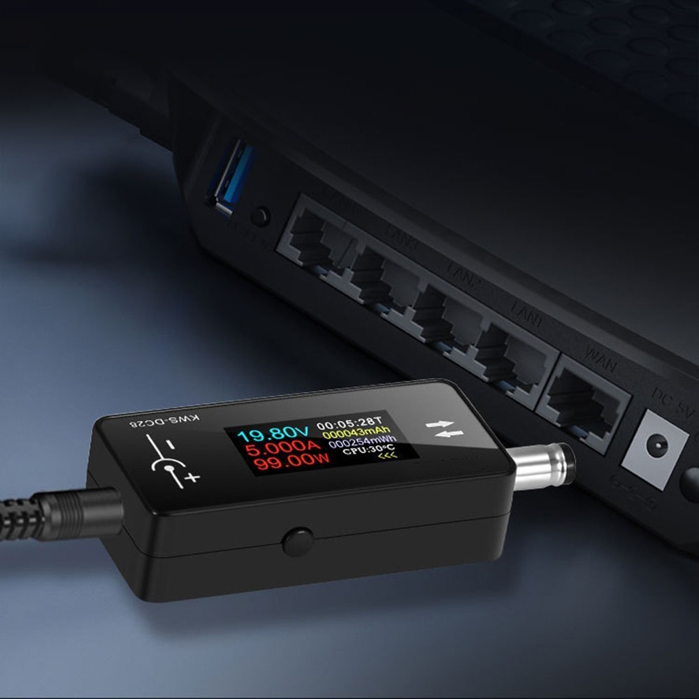 0 96 TFT Display DC5525 Interface Tester for Voltage and Current Measurement