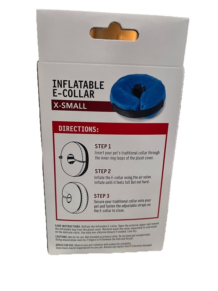 DOGMX INFLATABLE E-COLLAR X-SMALL PROTECTIVE COLLAR NEW