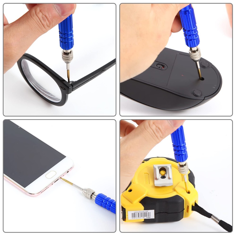 Small Screwdriver Watch Glasses Mini Set, Micro Precision Tiny Screwdriver Se...