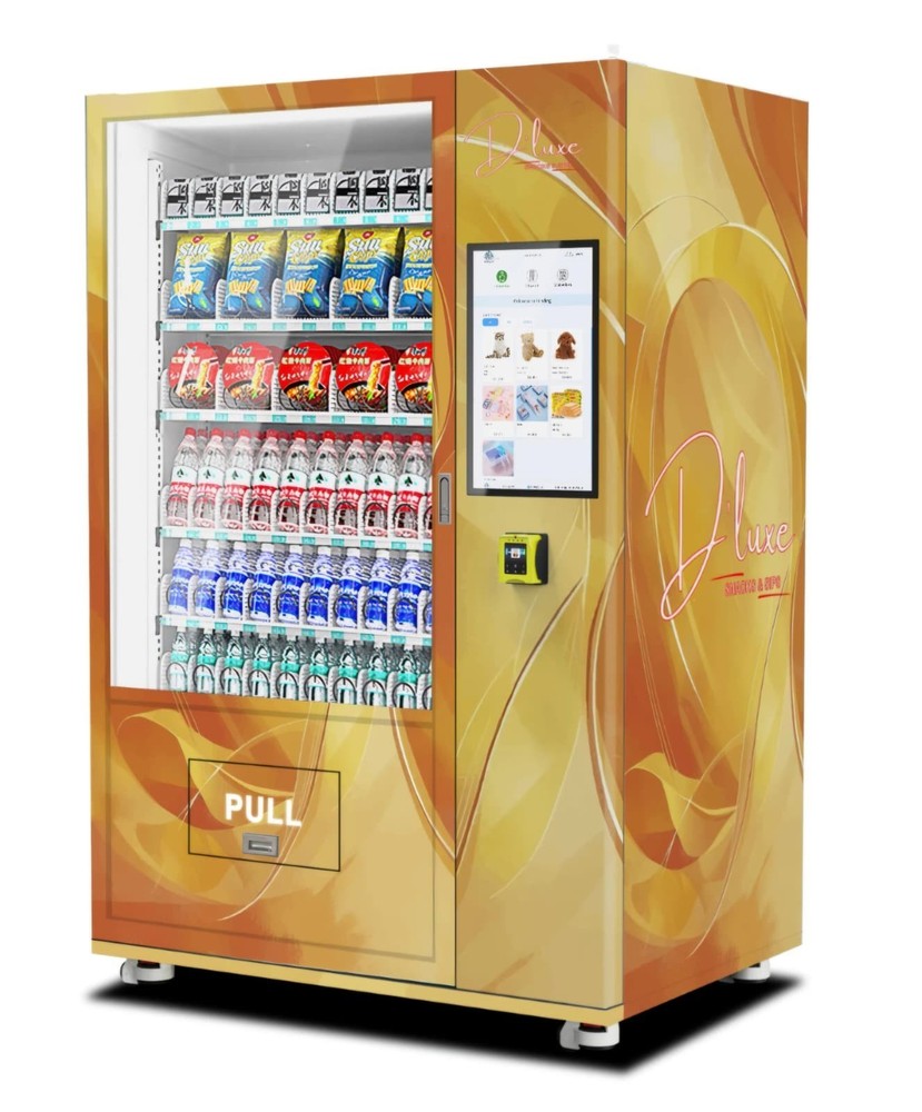 Snack and drinks Vending Machine with lift