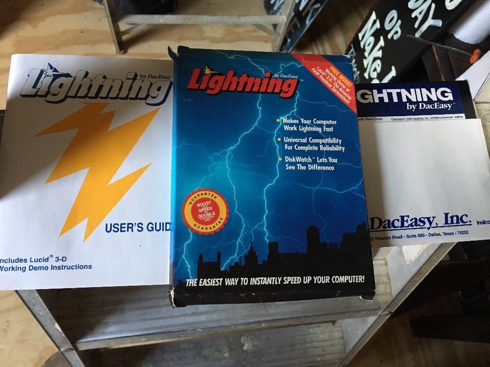 Lightning by DacEasy Includes 5 1/4 Diskette