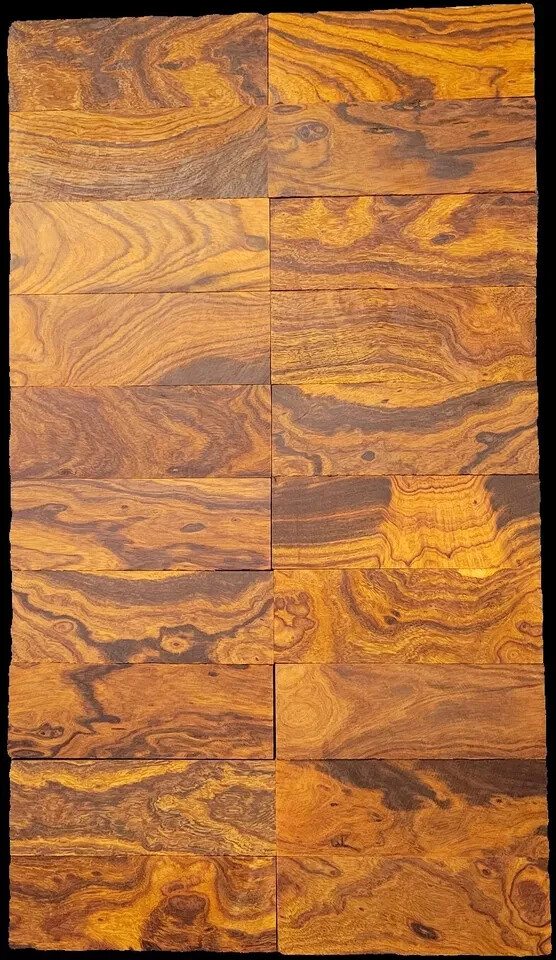 DESERT IRONWOOD BLOCKS - GRADE A "High Figure & Contrast" Box of 40 5-1/16"L