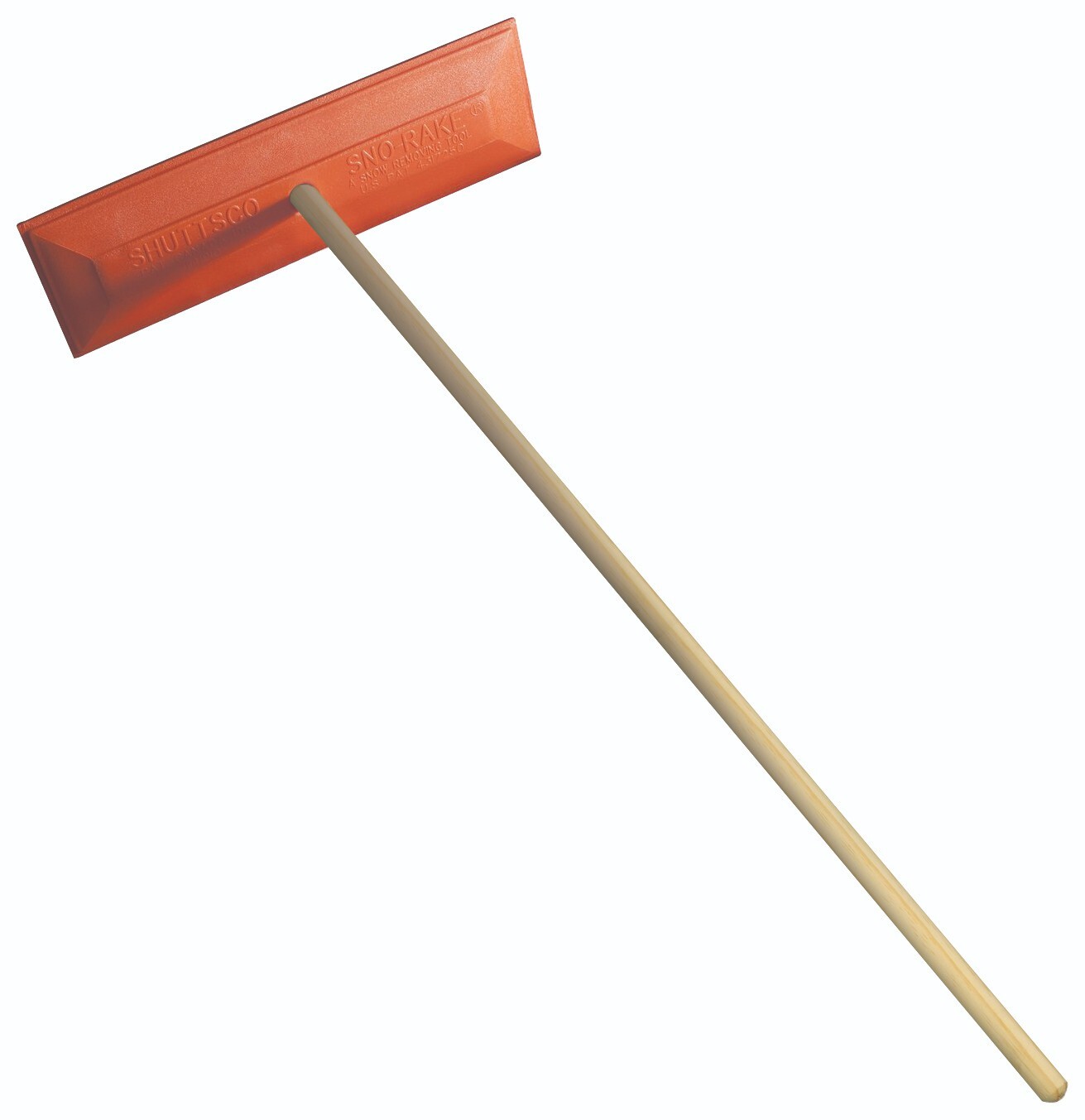 Commercial SHUTTSCO Heavy Duty Snow RAKE Brush Broom Vinyl Coated Scratch Free