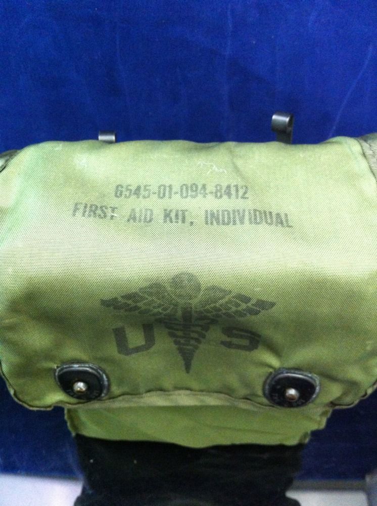 NEW USGI Medical Instrument Case for Individual First Aid Kit, OD Nylon, ALICE