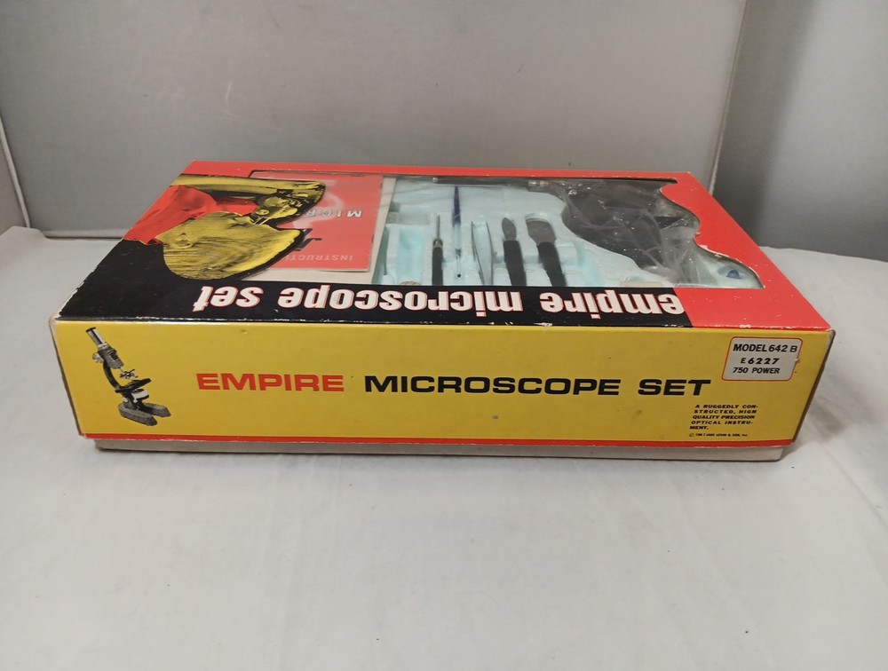 1967 Empire Microscope Set Model 642 B