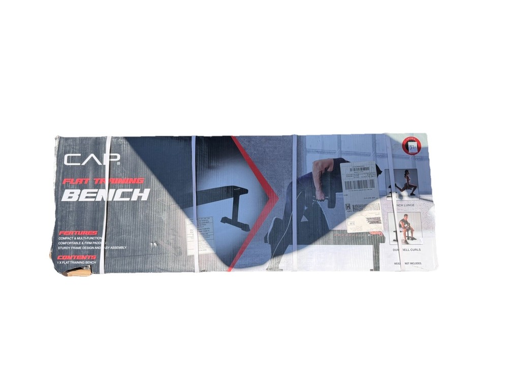 Cap Universal Flat Workout Bench Black