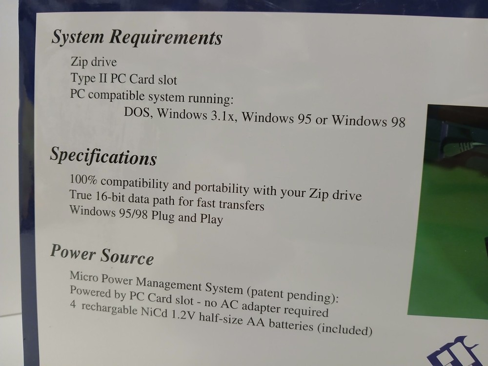 Microtech Zip Xpress PC Card Solution - Connect Zip Drive to Laptop NEW!