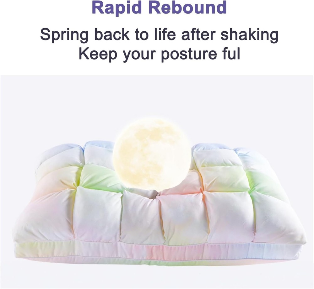 YOUR MOON Soft Pillows for Sleeping - Fluffy Down Alternative Bed Pillow