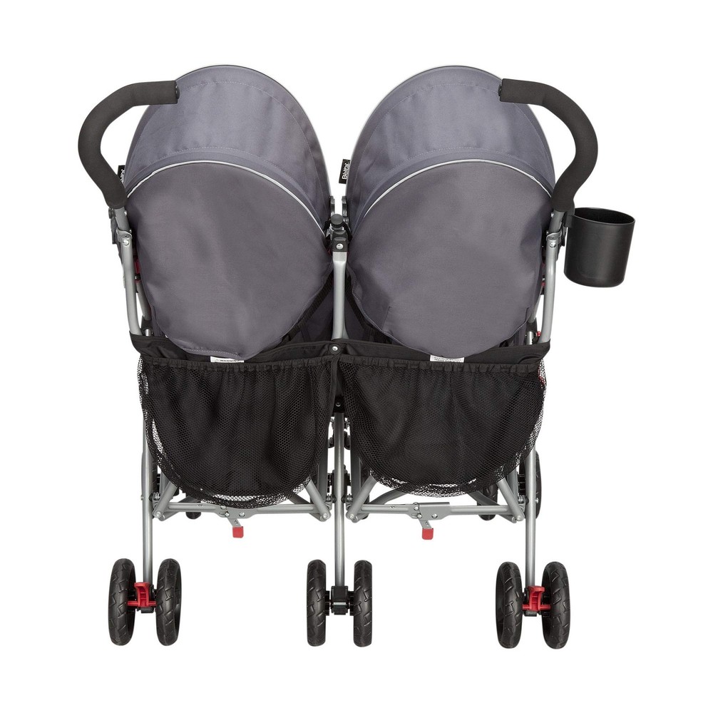 Delta Children LX Side by Side Stroller - Recline, Storage, Compact Fold