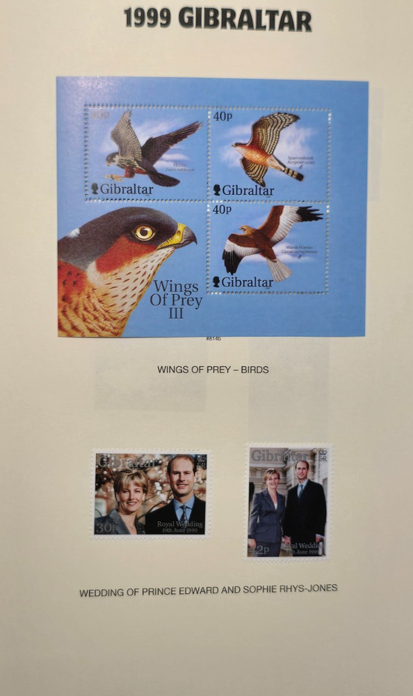 Joystamp: Gibraltar Mint Stamps Collection Lot Year 1999 to 2020