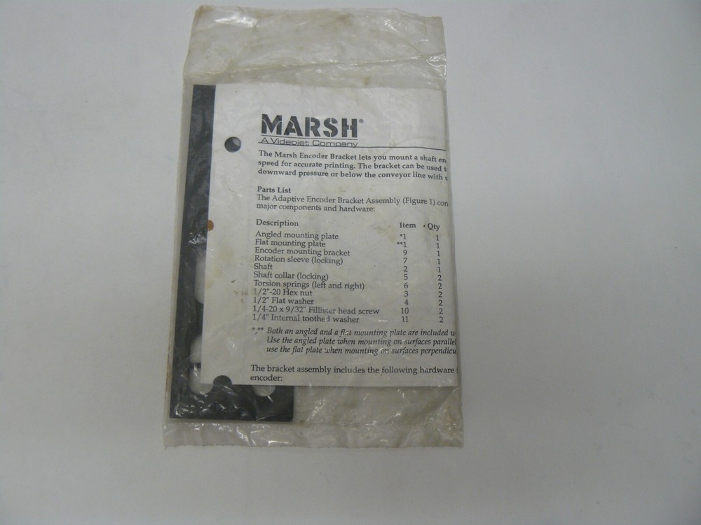 Marsh Video Jet adaptive encoder bracket new